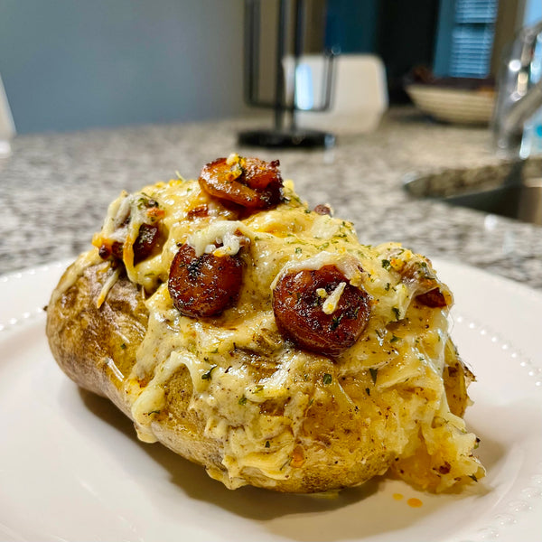 LOADED SHRIMP BAKED POTATO
