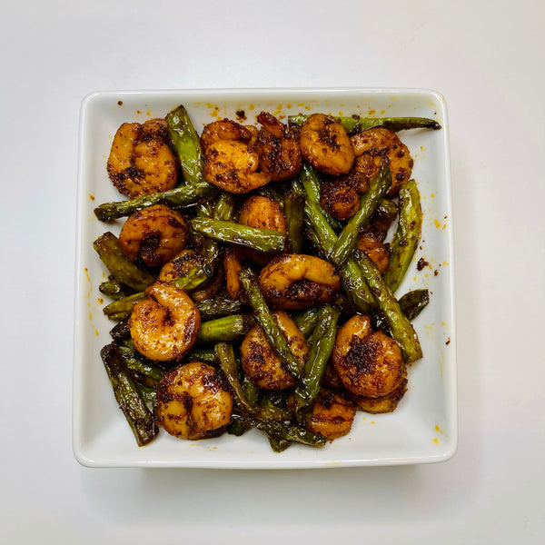 ROASTED SHRIMP WITH GREEN BEANS
